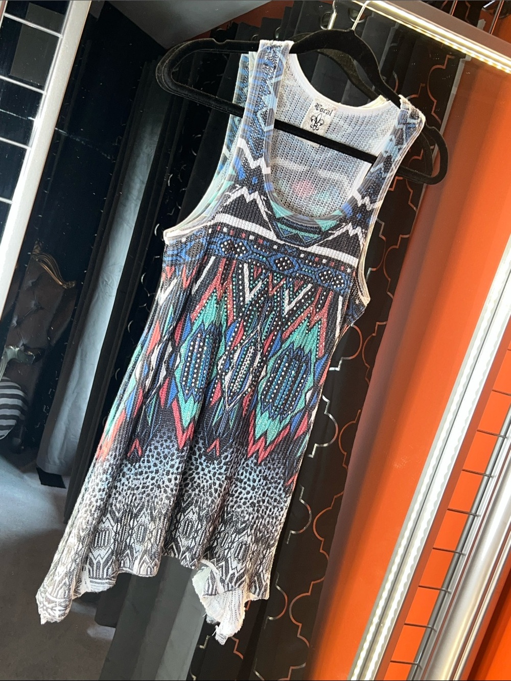Vocal Bohemian Rhinestone Tunic 🦋